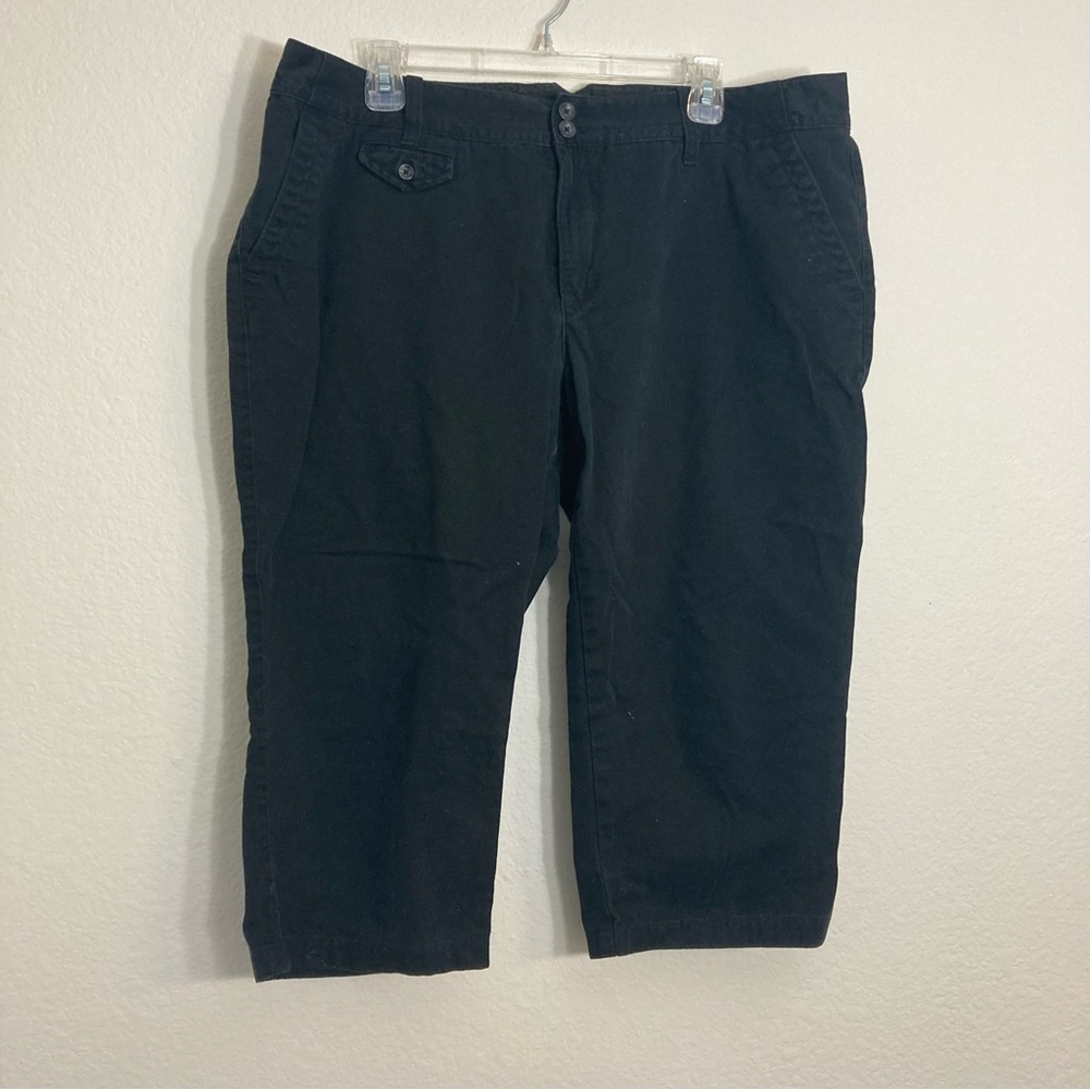 Eddie Bauer Blakely Capris - Black - Size 18